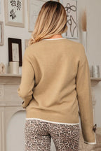 Leopard Bow Sweater