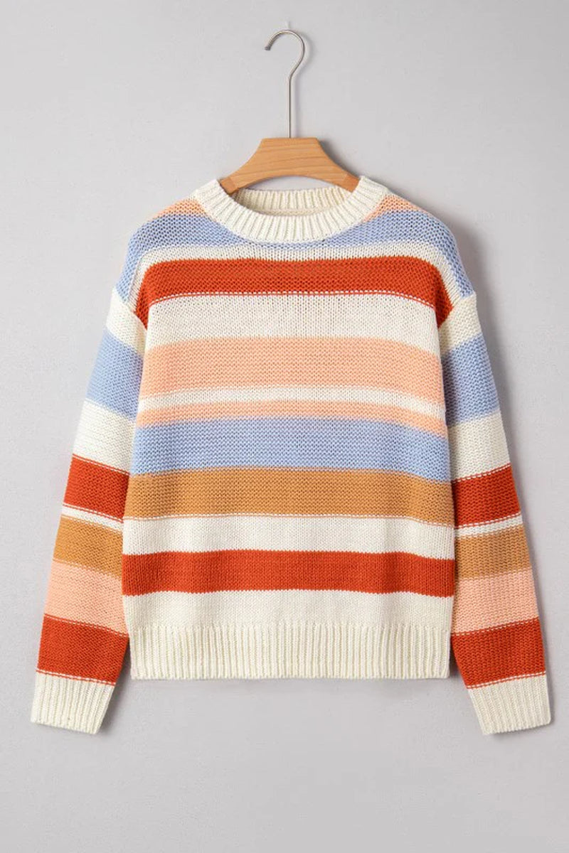 Colorblock Stripe Sweater