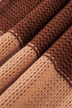 Colorblock Cropped Sweater