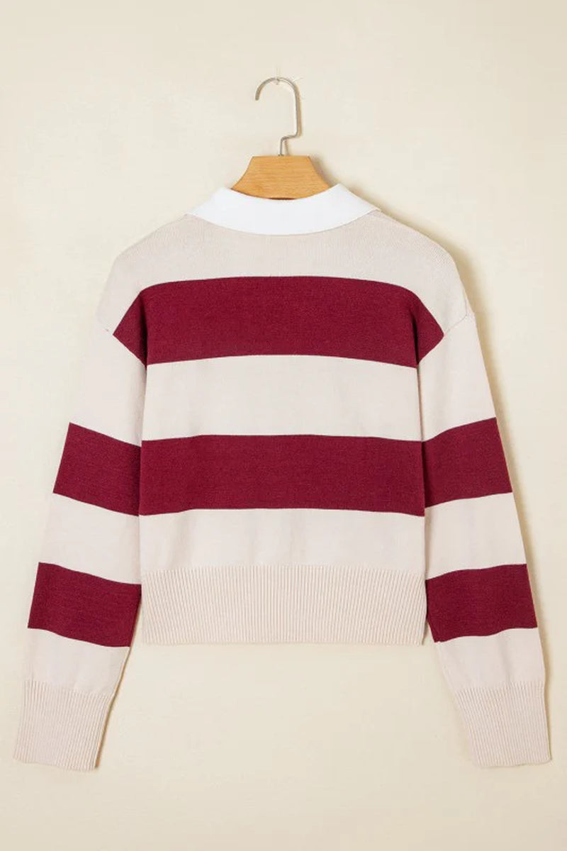 Knitted Polo Sweater