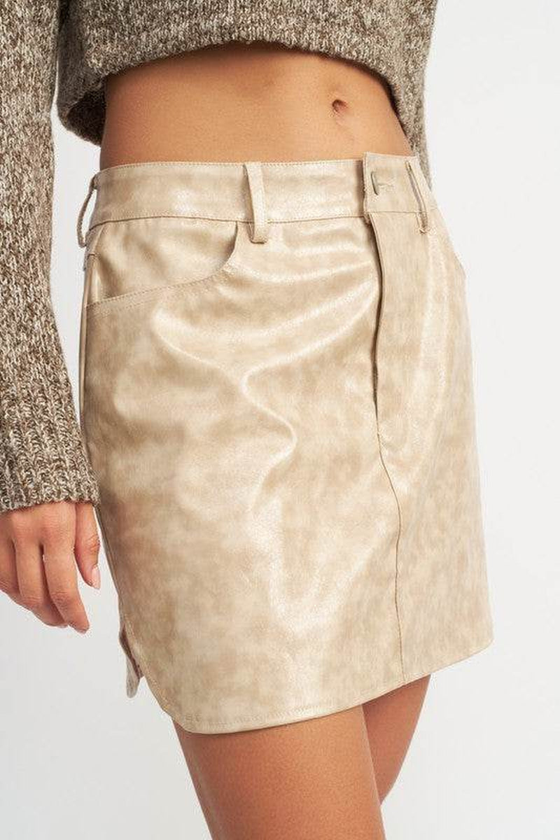 Short-Hem Mini Skirt