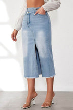 WOMEN FASHION DENIM SKIRT