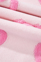 Valentine Heart Bubble Sleeve Baggy Sweater