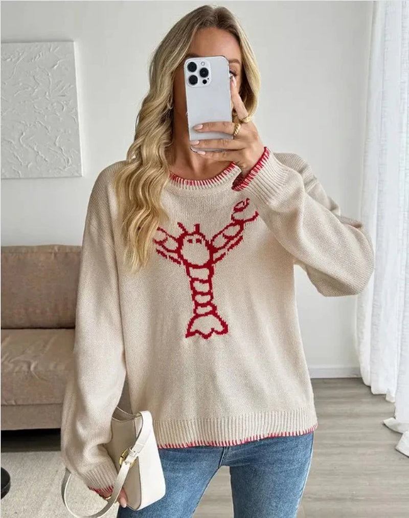 Lobster Pullover Sweater