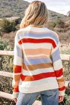Colorblock Stripe Sweater