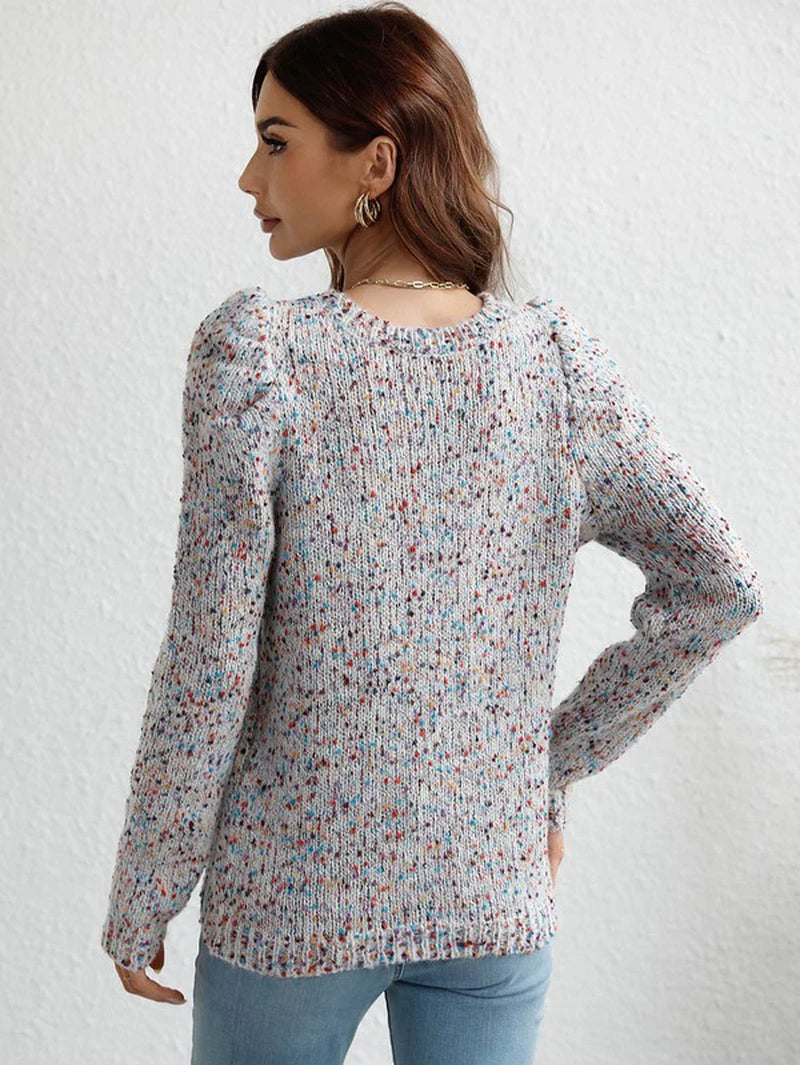 Women'S Long Sleeve round Neck Sweater