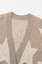Star Sherpa Cardigan