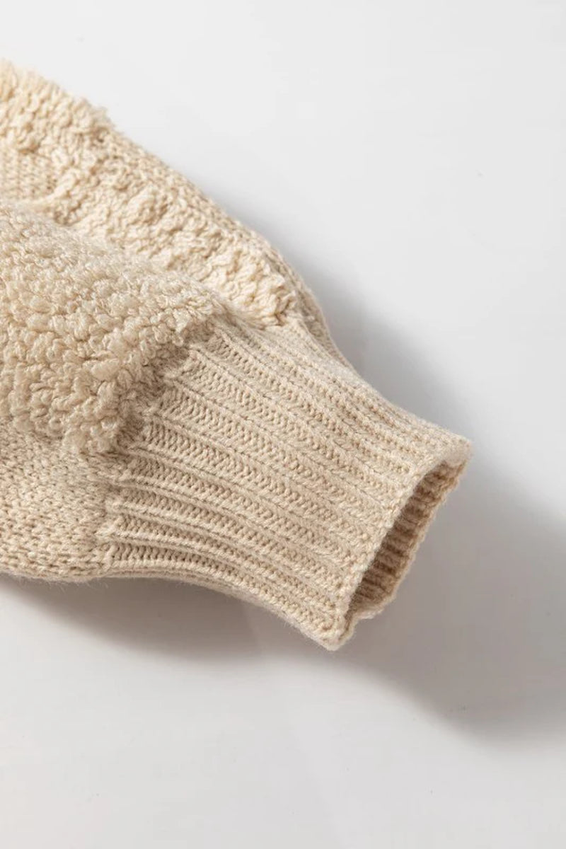 Emily Checkered Sherpa Sweater