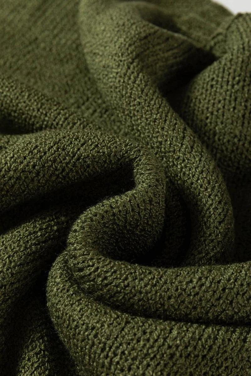 Drop-Shoulder Slouchy Sweater