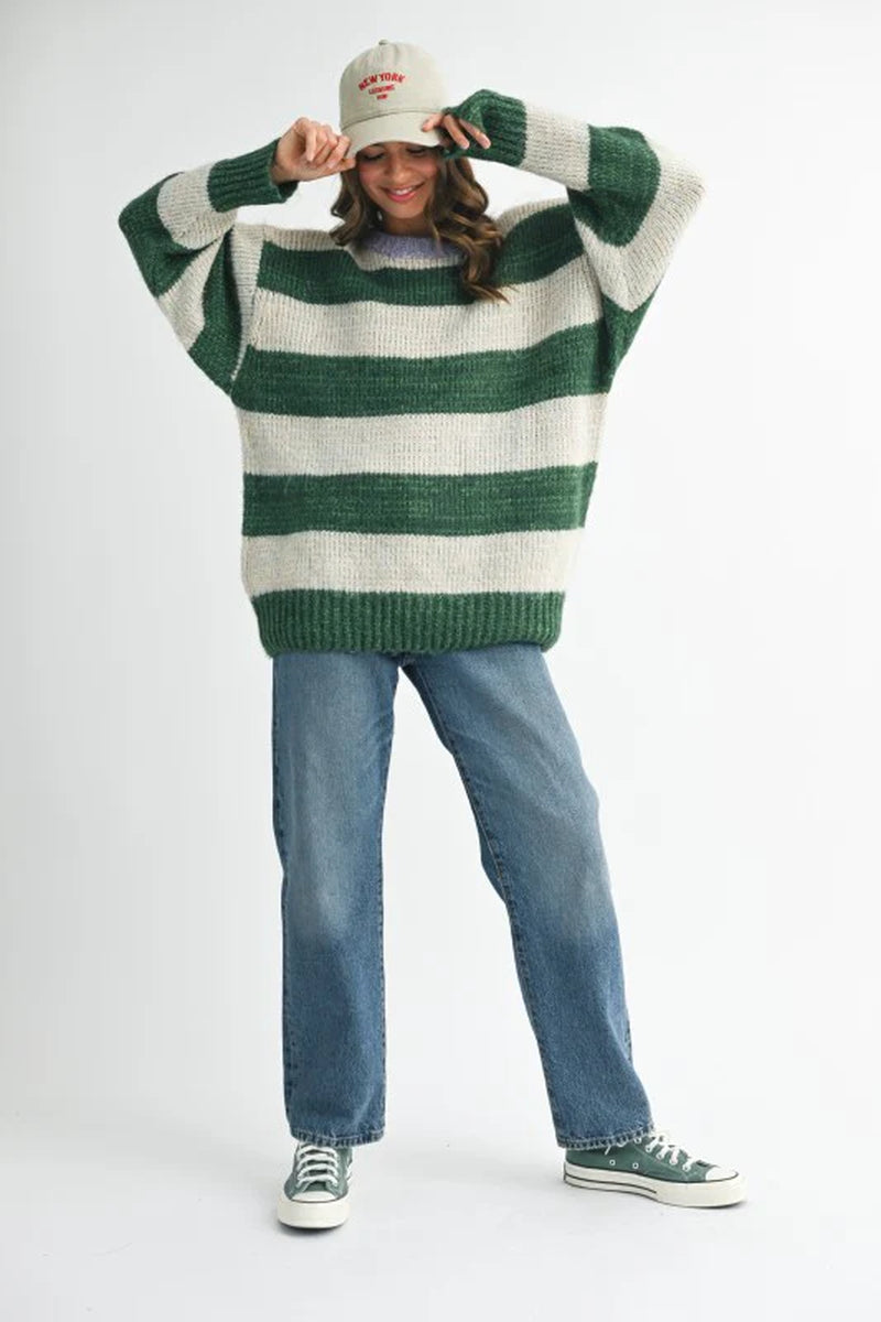 Oversized Striped Sweater