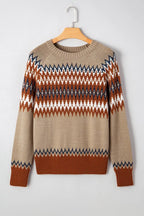 Aztec Colorblock Sweater