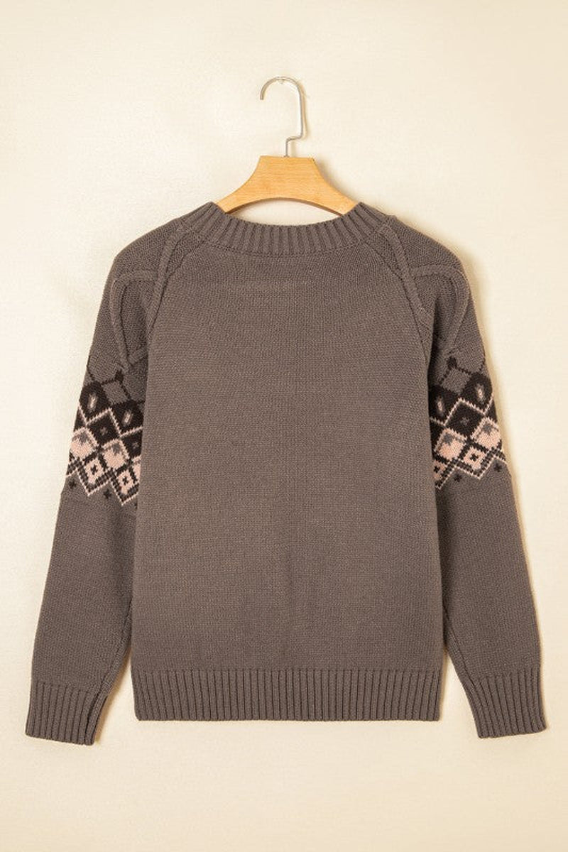 Western Geometric Sweater