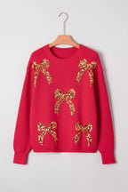 Sequin Bow Sweater