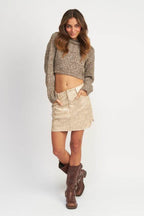 Short-Hem Mini Skirt