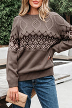 Western Geometric Sweater