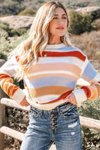 Colorblock Stripe Sweater