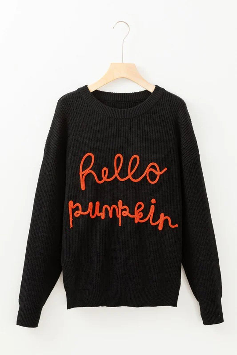 Pumpkin Crewneck Sweater
