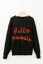 Pumpkin Crewneck Sweater