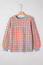 Side-Slit Oversized Sweater