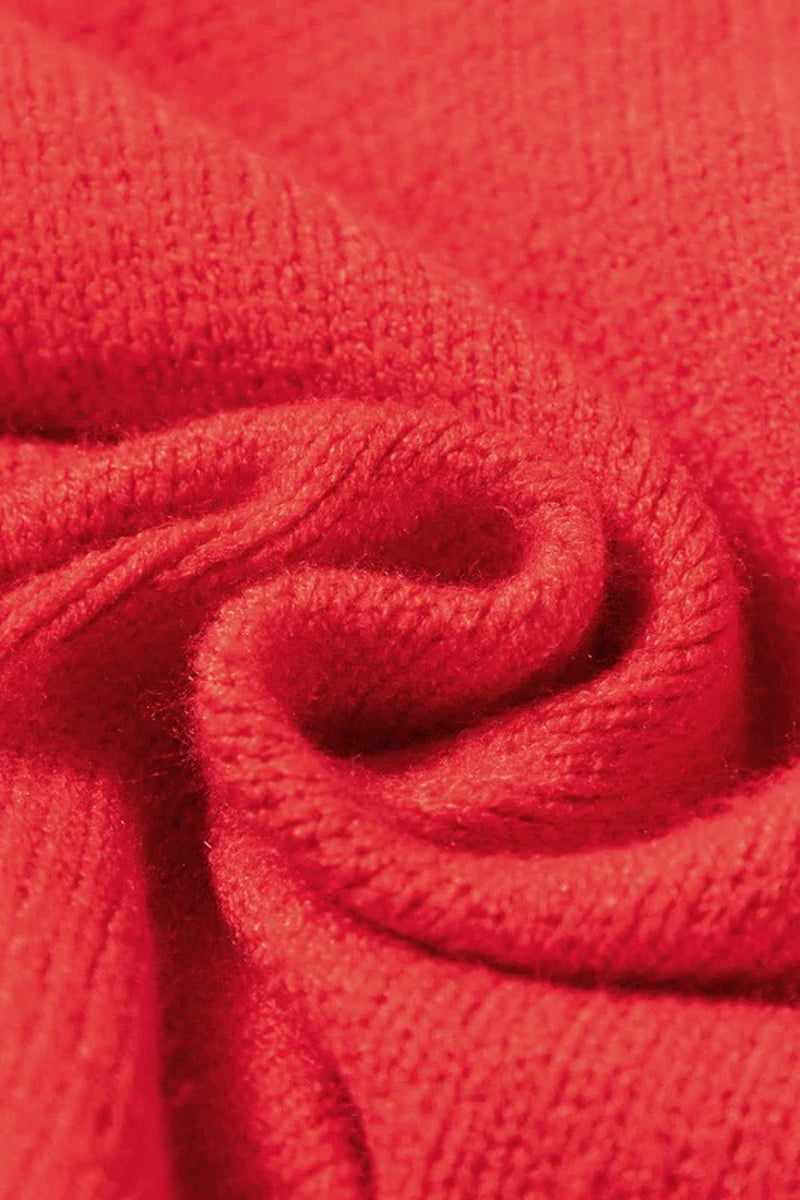 Plus Size Christmas Merry Embroidered Sweater