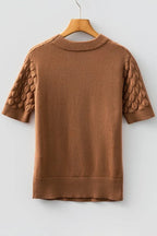 Fish Scale Knit Sweater