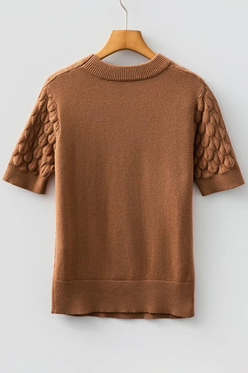 Fish Scale Knit Sweater