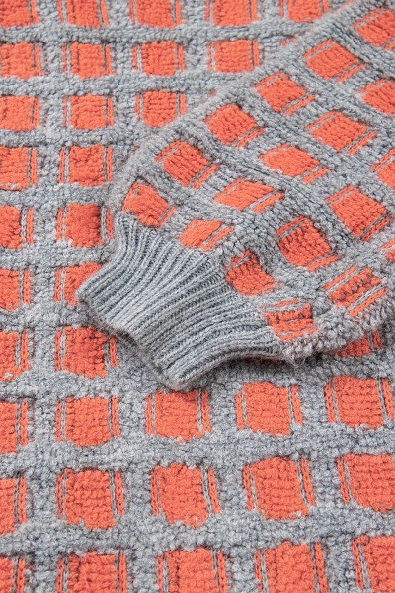 Side-Slit Oversized Sweater