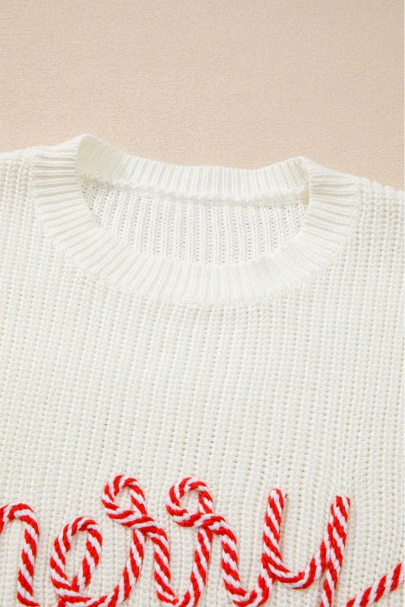 Merry & Bright Stripe Sweater