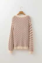 Checker Stripe Sweater