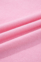 Stripe Colorblock Collared Drop Shoulder Sweater