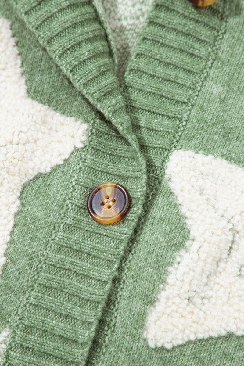 Star Sherpa Cardigan