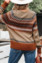 Aztec Colorblock Sweater