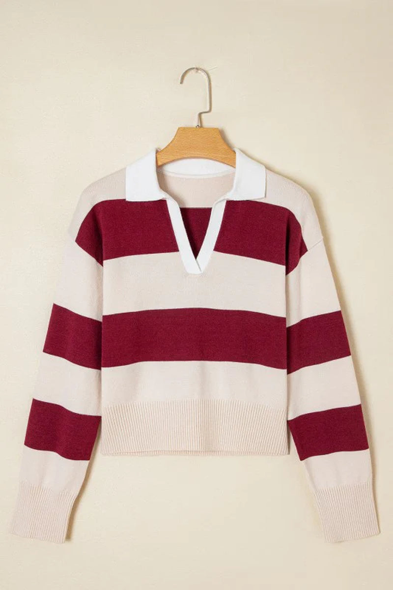 Knitted Polo Sweater