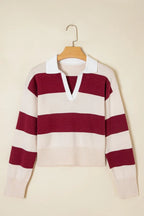 Knitted Polo Sweater