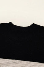 Colorblock Stripe Long Sleeve Sweater