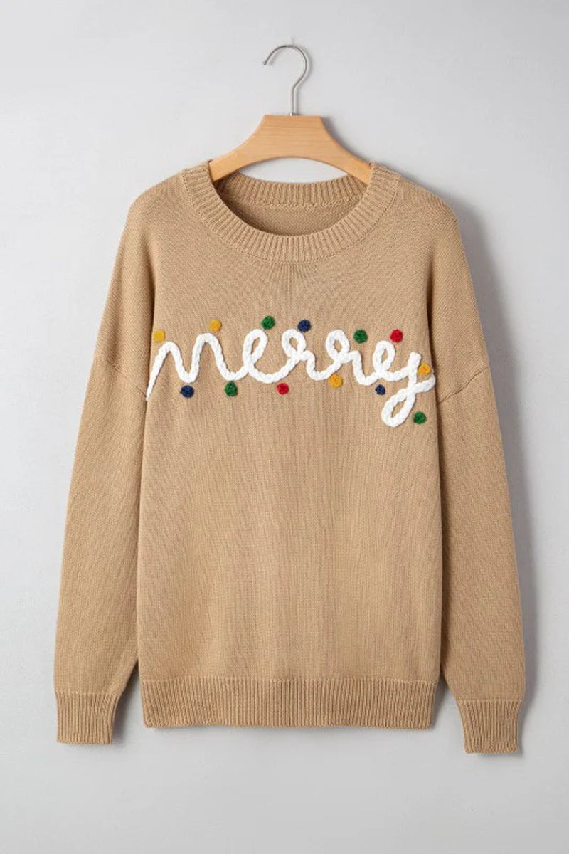 Merry Dot Dolman Sweater