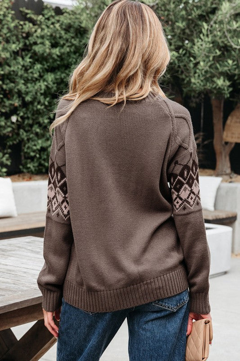 Western Geometric Sweater