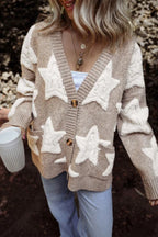 Star Sherpa Cardigan